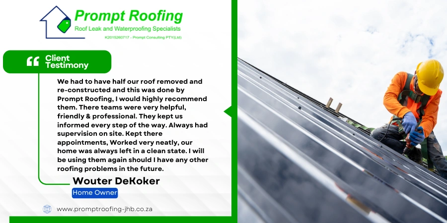 Prompt Roofing Reviews